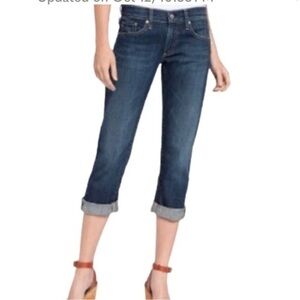 AG Adriano Goldschmeid The Liberty Crop Jeans 30